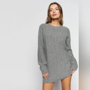 Reformation Harriet Regenerative Wool Mini Dress Size Large